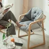 Plush Thickened Warm Dining Chair Cushion, Office Cushion, Integrated Computer Chair Cushion, Student Cushion, 1 Pc 5