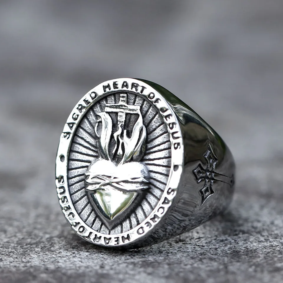 Anello Papa Francesco SIPURIS Anello A Croce Ortodossa Russa Da Uomo, Con  Amuleto Di Anello Uomo Con Pietra, image size:960x960