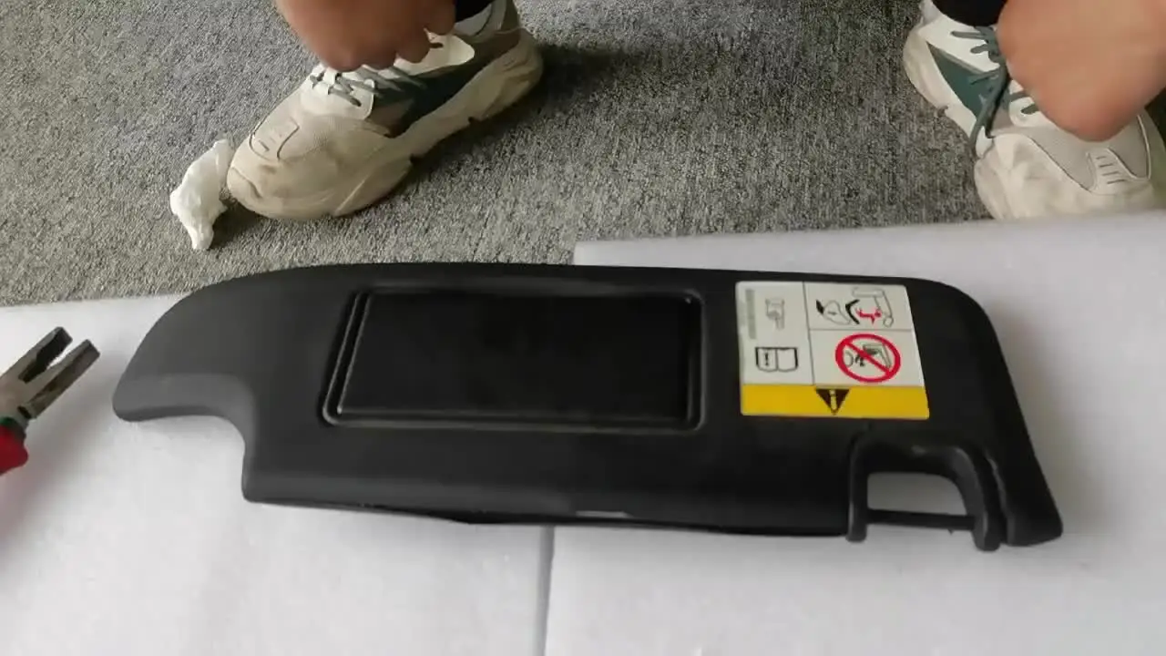 Kit di 6 tubi di ricambio per visiera parasole per Jeep per Wrangler JK 2007 al 2017 lato conducente lato passeggero riparazione interna e parti di ricambio