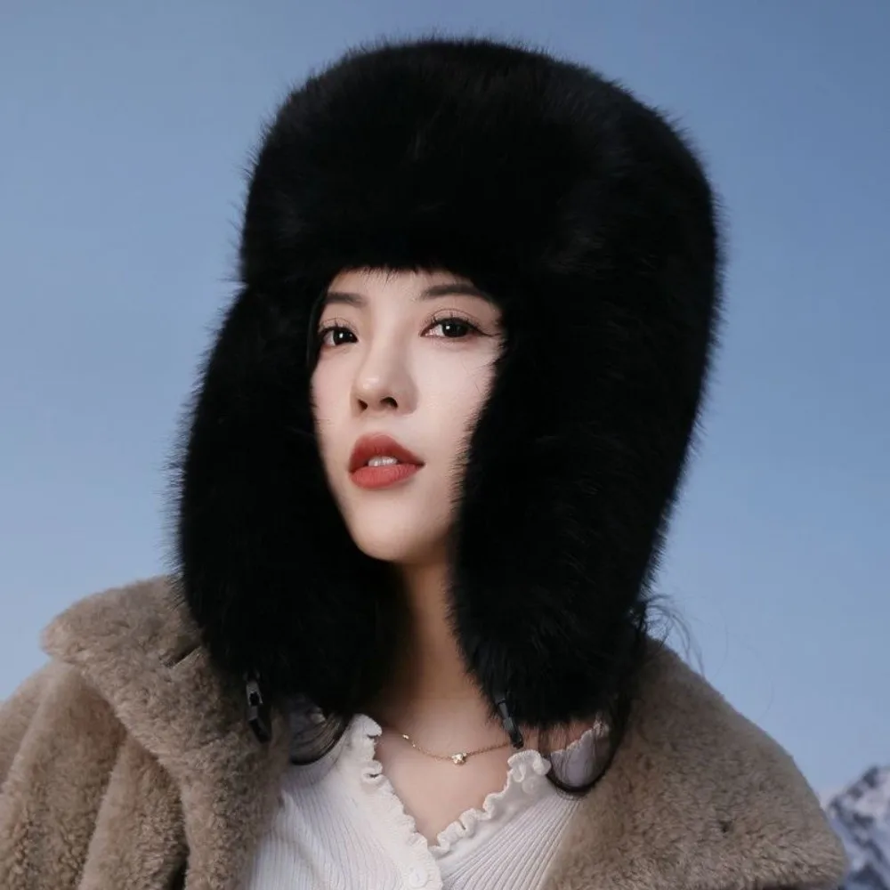 Faux Fur Winter Hat Windproof Earmuffs Cap
