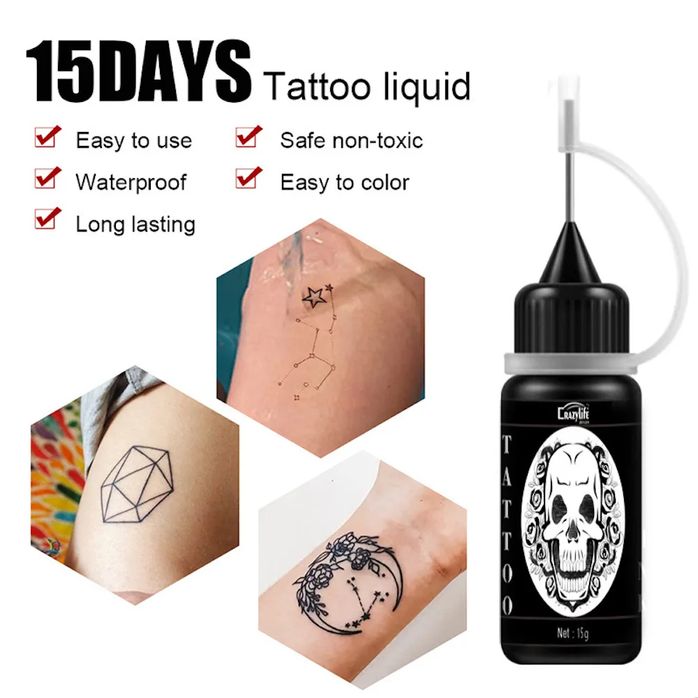 Eigendom ik ben trots legering 15G 6 Kleuren Kit Henna Semi Permanente Tattoo Inkt Pasta Voor Tijdelijke  Tattoo Body Art Sticker Natuurlijke Body verf Tattoo Henna Inkt| | -  AliExpress