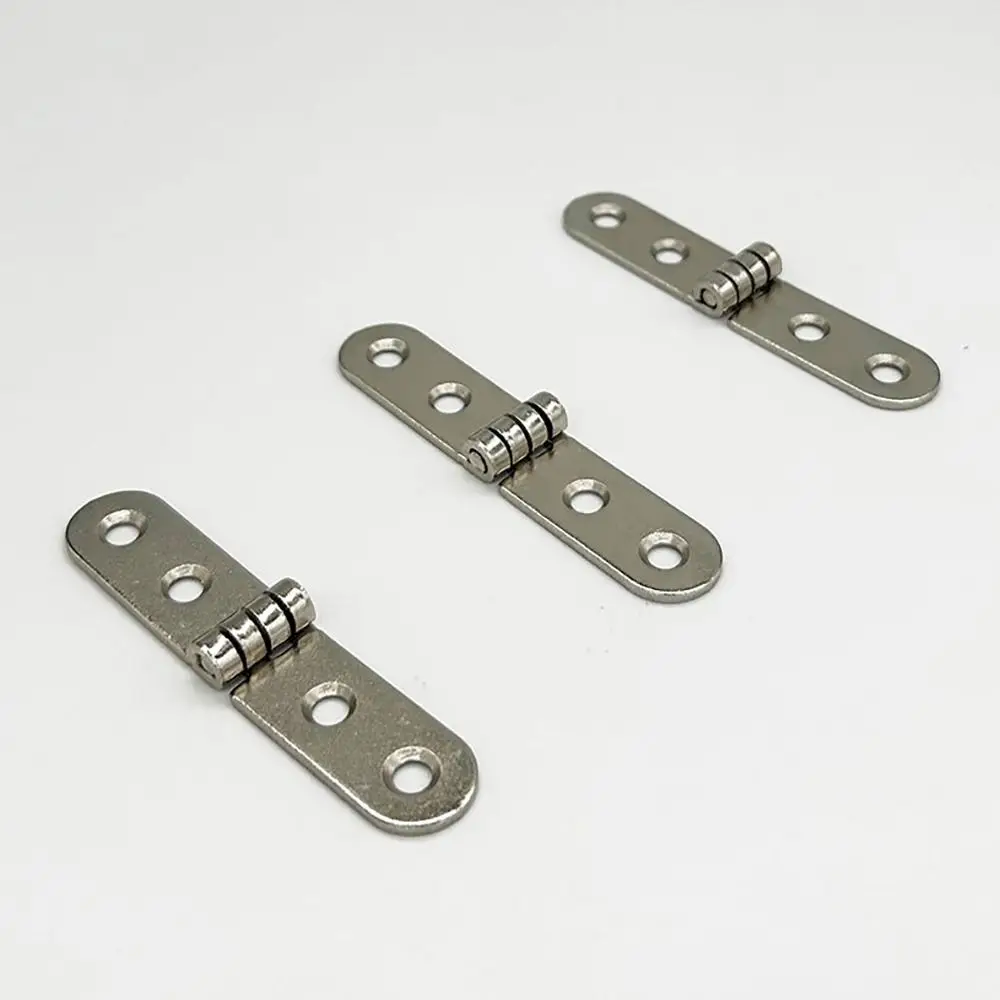 8Pcs 270 Degree Foldable Hinge Flap Screw-On Hinges For Cabinet Door Metal Hinge Furniture Heavy Duty Hardware Accessories