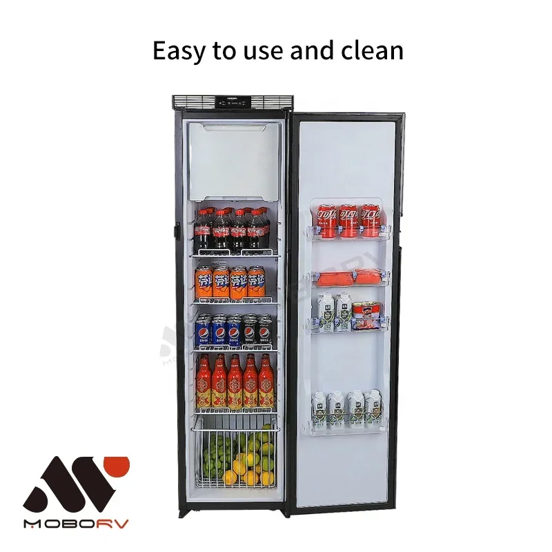 12V DC Slim Compressor Caravan Rv Fridge 145L SAA CE Certified Camper Van Refrigerator