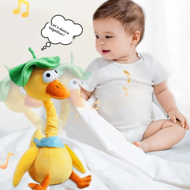 New Soft Cute Repeating Duck That Can Learn To Speak High Quality Fabric  Comfortable Plush Toy Children Birthday Surprise Gift 3