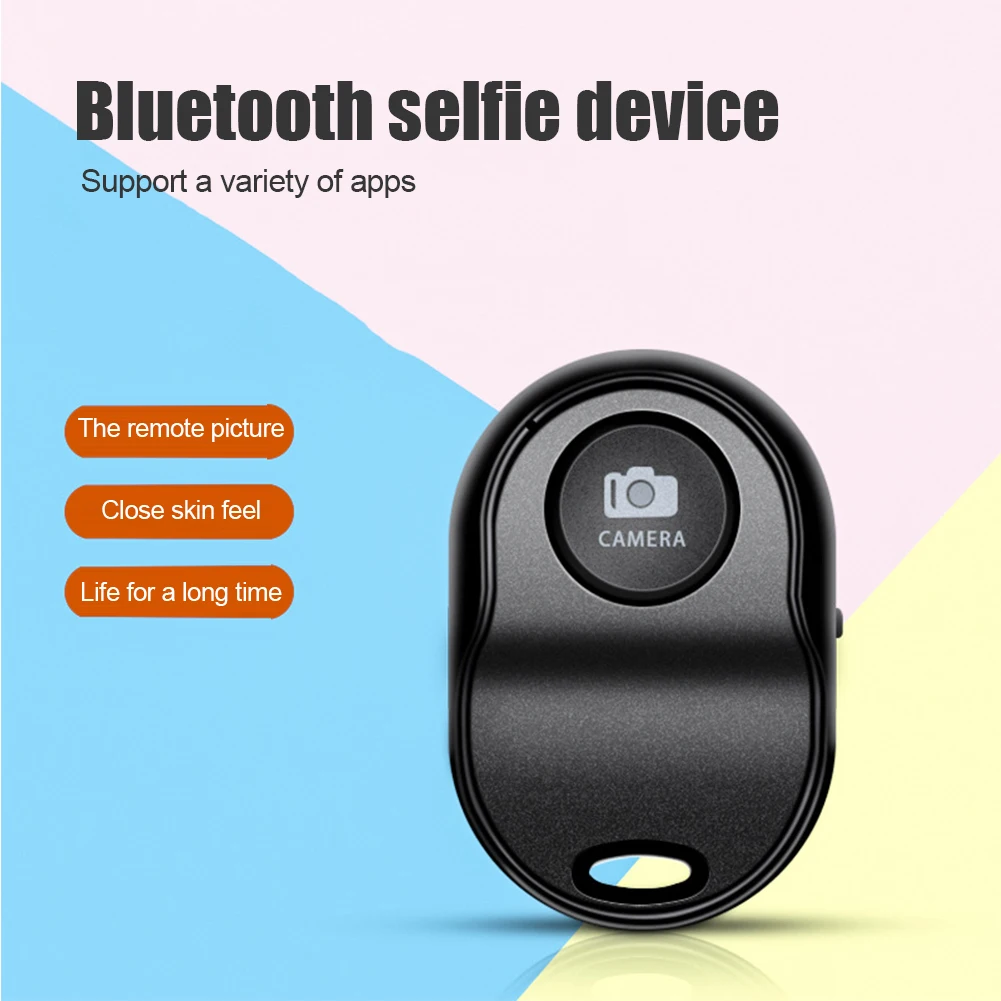 Camera Remote Shutter Button Mini Bluetooth-compatible Remote Control Button Wireless Controller Self-timer Camera Stick Shutter Release Phone Photo Selfie