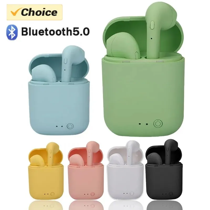 I12 TWS 무선 블루투스 헤드셋, 마이크 포함, 인이어 스테레오 이어버드, 폰 블루투스 이어폰, 샤오미 스포츠 게이밍 헤드폰 