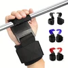 1 Pair of Heavy Duty Weightlifting Hooks with Padded Handles - Perfect for lifting weights and pull-ups! 1