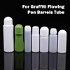Empty Pen Rod for Graffiti Flowing Pen Barrels Tube Oily Round Head Signature Paint Penholder Can Be Loaded with Ink Reusable 1