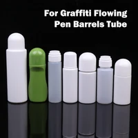 Empty Pen Rod for Graffiti Flowing Pen Barrels Tube Oily Round Head Signature Paint Penholder Can Be Loaded with Ink Reusable 1