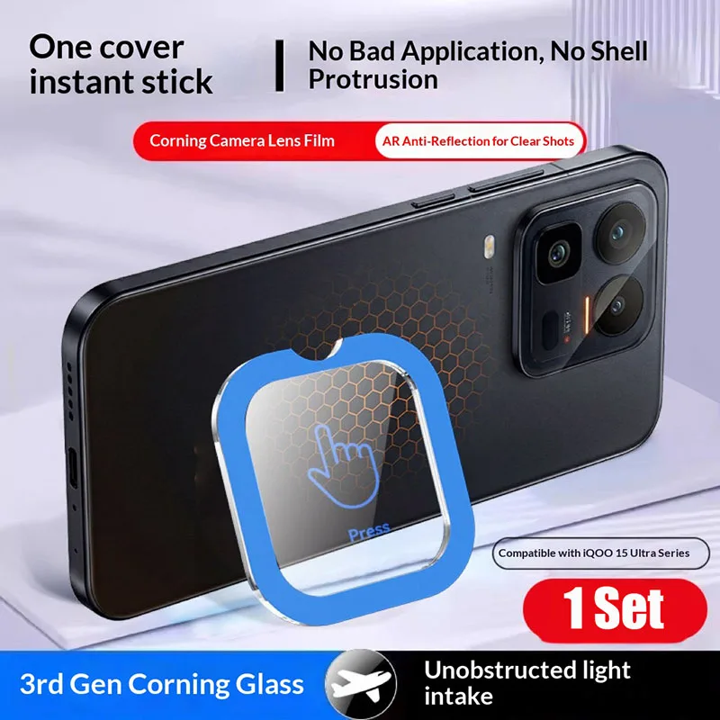 Ultra Clear Camera Lens Protector: Durable Back Glass & Positioning Lens Film Cover