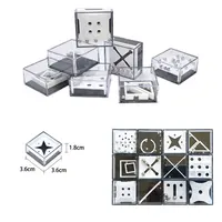 6/12 3D Maze Game Fidget Toy Puzzle Ball Brainteaser Children Adult Educational Gift Toys 1