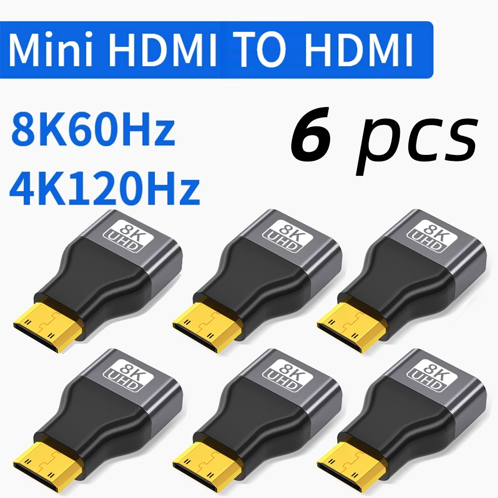 Ultra HD 8K@60Hz Mini Micro HDMI-Compatible Adapter Converter