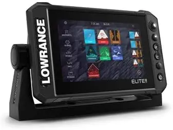Elite FS 7 Fish Finder with Active Imaging 3-in-1 Transducer, C-MAP Contour+ Charts