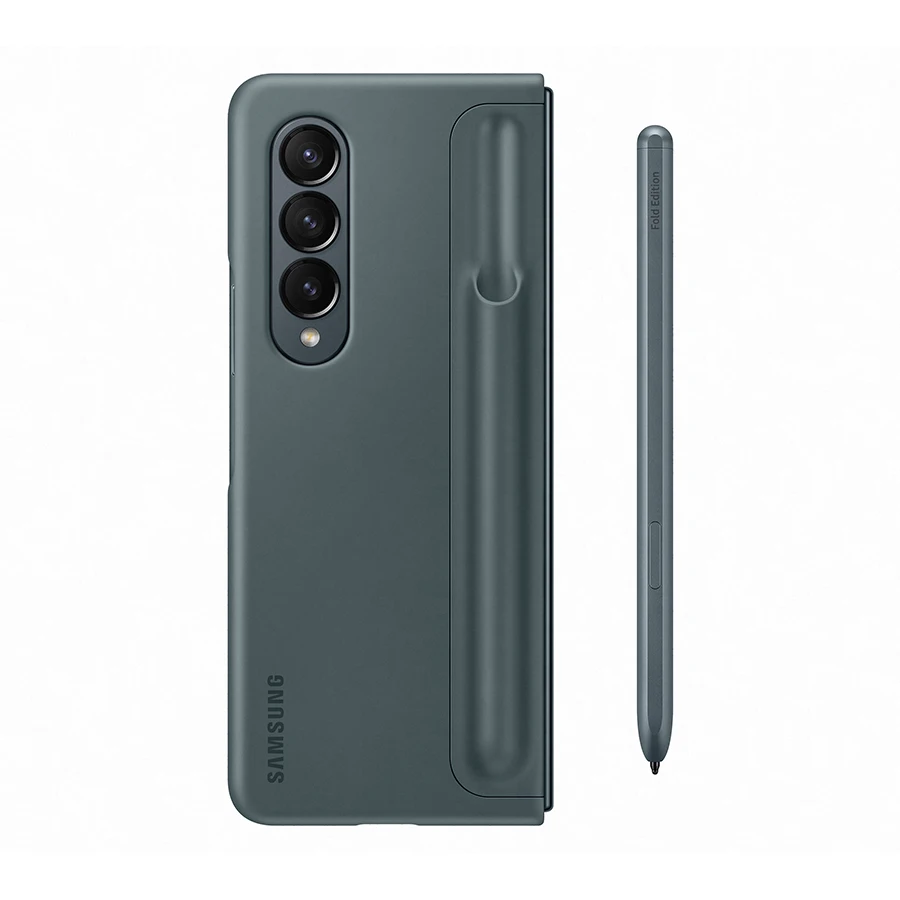 Original Samsung Galaxy Z Fold4 Standing Cover with S Pen For Samsung  Galaxy Z Fold 4 5G Official Flip Cover LED Smart Cover