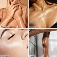 Diamond Highlighter Powder Spray Waterproof High Gloss Glitter Body Bronzer Highlight Powder Face Contour Illuminator Makeup 2