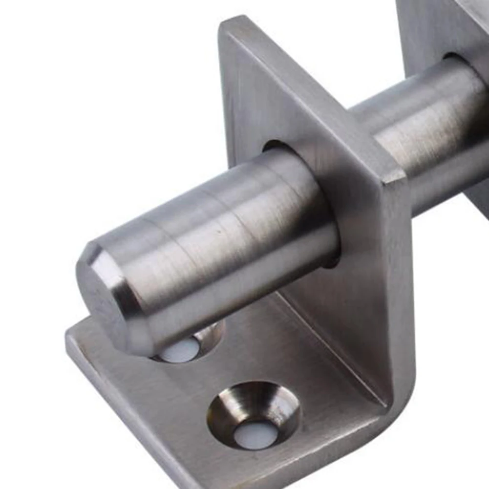 Deslizante Parafuso Trava de Porta Cadeado Buraco Heavy Duty Garden Gate Shed Torre Pegar Hardware Aço Inoxidável