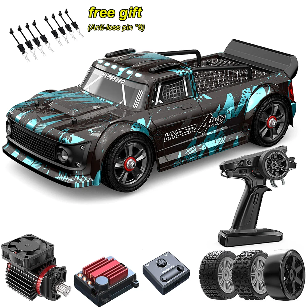 MJX Hyper Go 1/14 High Speed On Road RC Rally Car With Gyro Metal Chassis Extra Drift Wheel