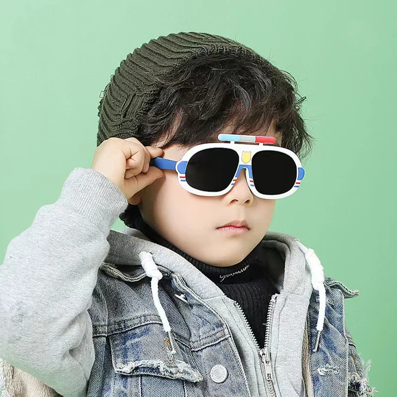 Children Cute Cartoon UV400 Sunglasses Boy Girl Colors Outdoor Kids Sun Protection Sunglasses Baby Sport Shades Glasses kids sunglasses children sunglasses