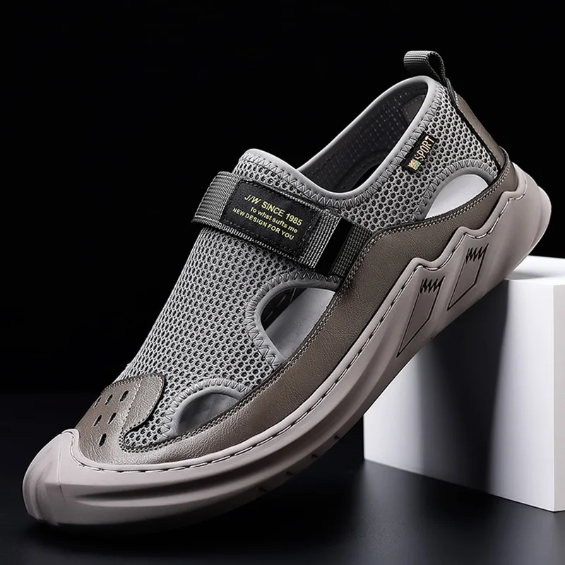 

Summer Men's Sandals Fashion Outdoor Non Slip Platform Beach Slippers Breathable Casual Shoes for Men Fashion Designer Sandalias