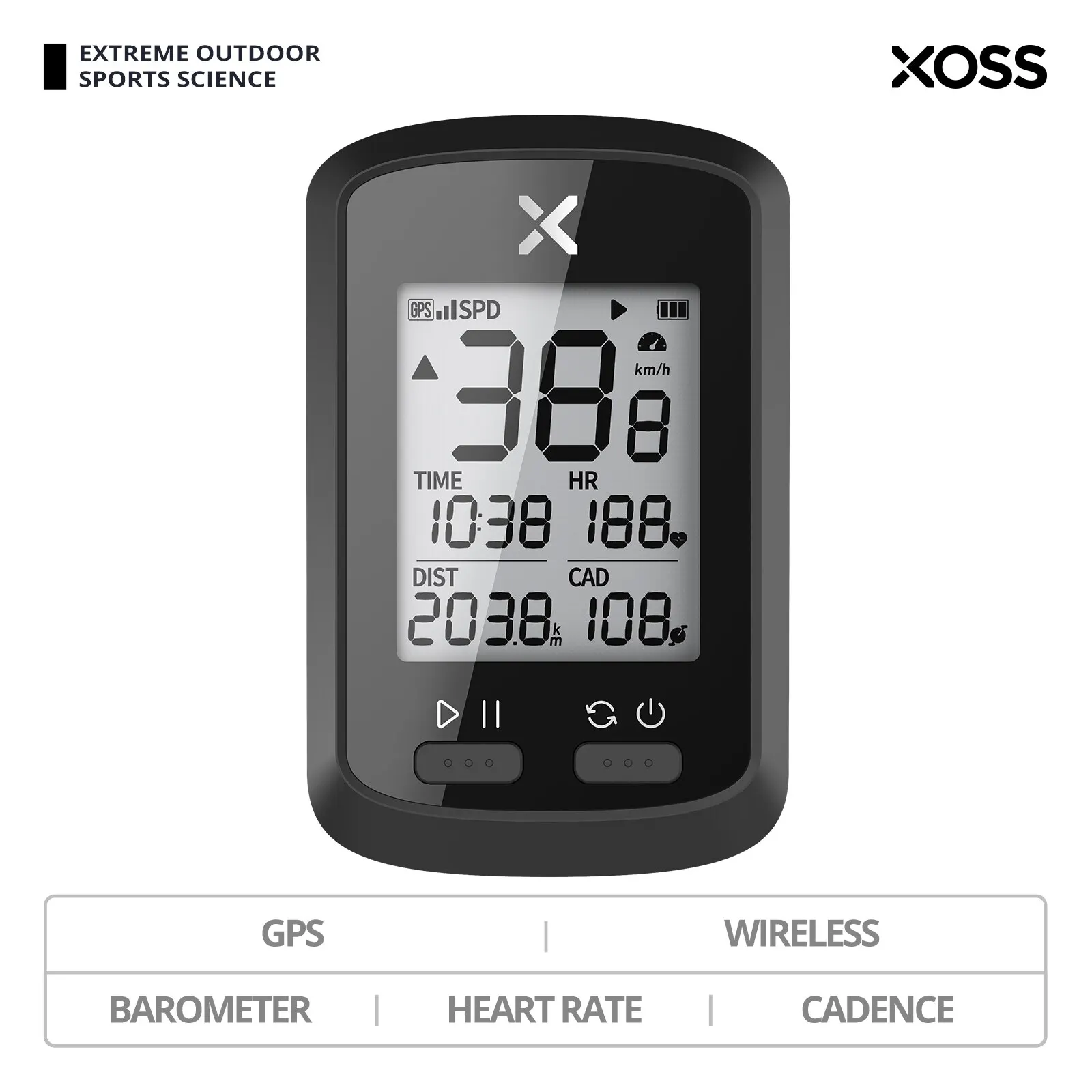 Ordinateur de vélo G + GPS