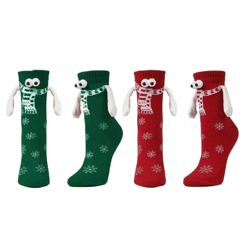 

Christmas Sweet Frilly Soft Ankle Cartoon Cotton Socks Suitable for Sizes 35-42