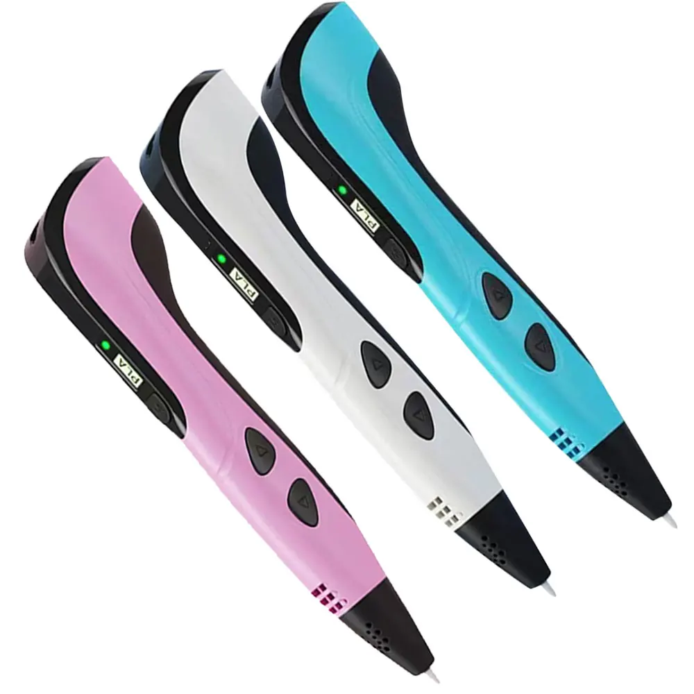 Children's 3D Pen LCD Display Power Adapter Travel Case Colored PLA Filament Christmas Birthday DIY Gift Boys Girls 3d printing pen 3d printing pen filament
