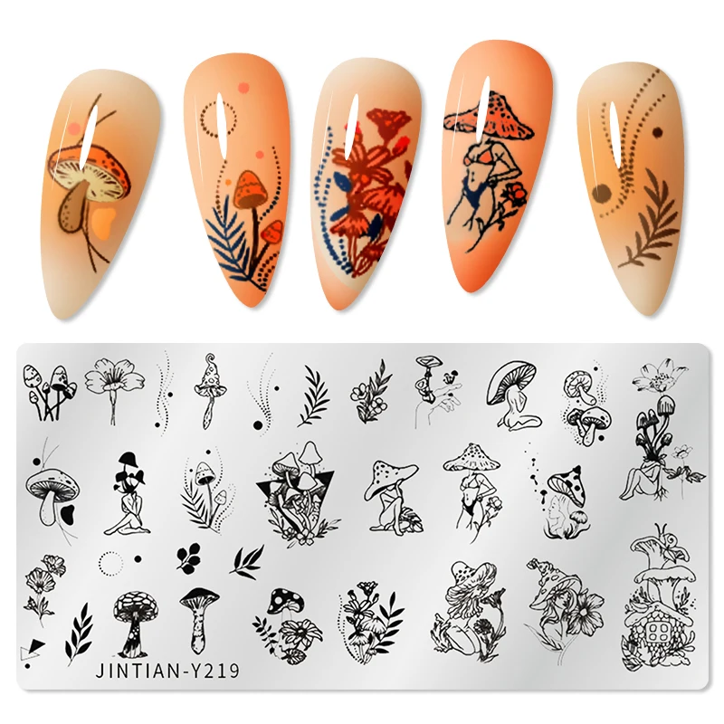 12*6cm 2*6cm Nail Art Templates Stamping Plate Design Flower Animal Glass Temperature Lace Stamp Templates Plates Image 5