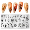 12*6cm 2*6cm Nail Art Templates Stamping Plate Design Flower Animal Glass Temperature Lace Stamp Templates Plates Image 5