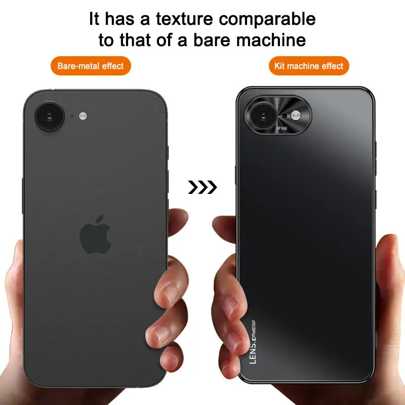 Luxury Electroplated Acrylic Shockproof Lens Protection Case - Hard PC Bumper Cover