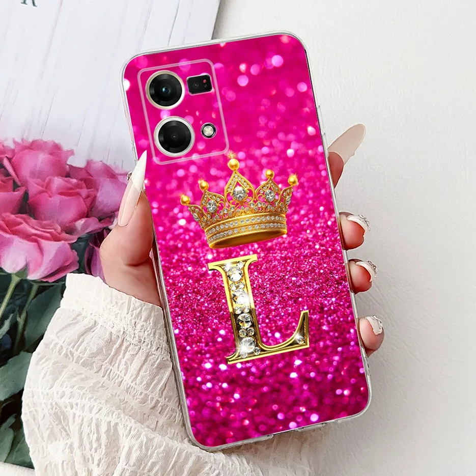 Crown Letters Soft Silicone Phone Case