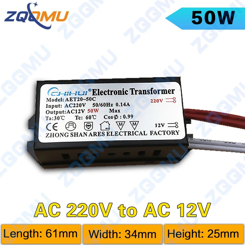High-Power Metal Electronic LED Driver Power Supply, 220V