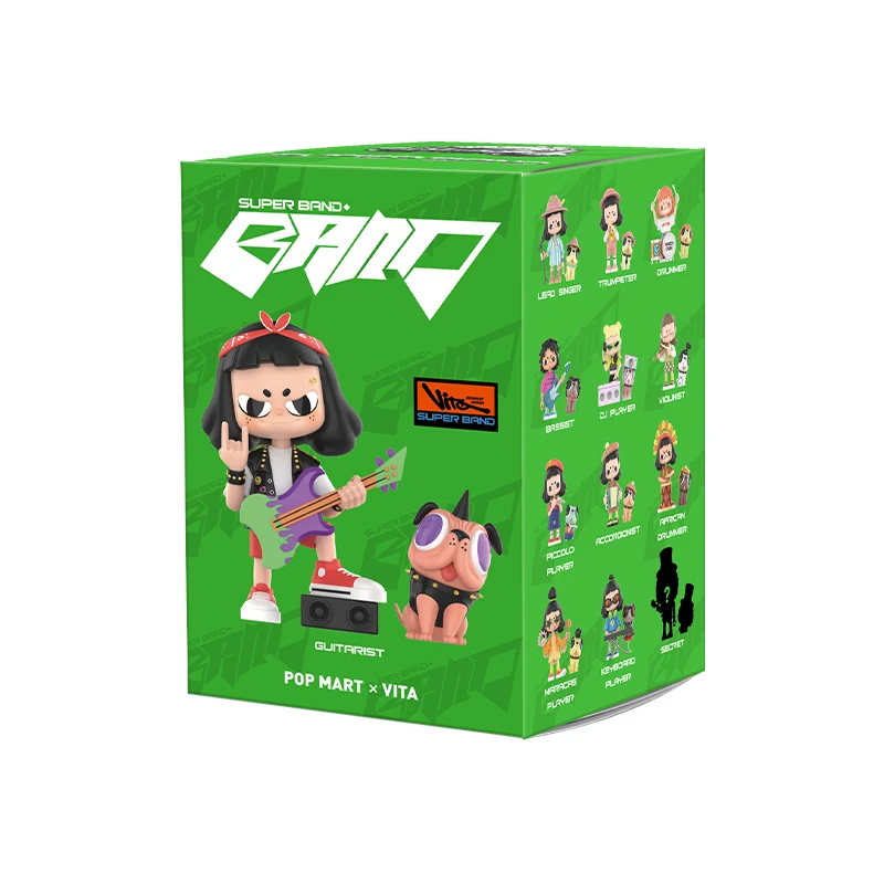 thumbnail image 1 of POP MART Vita Super Band Series Blind Random Box Toys, Mystery Caixa, Surpresa figura de acción, modelo lindo, regalo de cumpleaños, 1 of 5