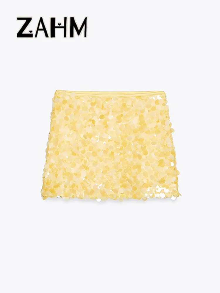 Glamorous Sequin Mini Skirt - High Street Fashion Chic