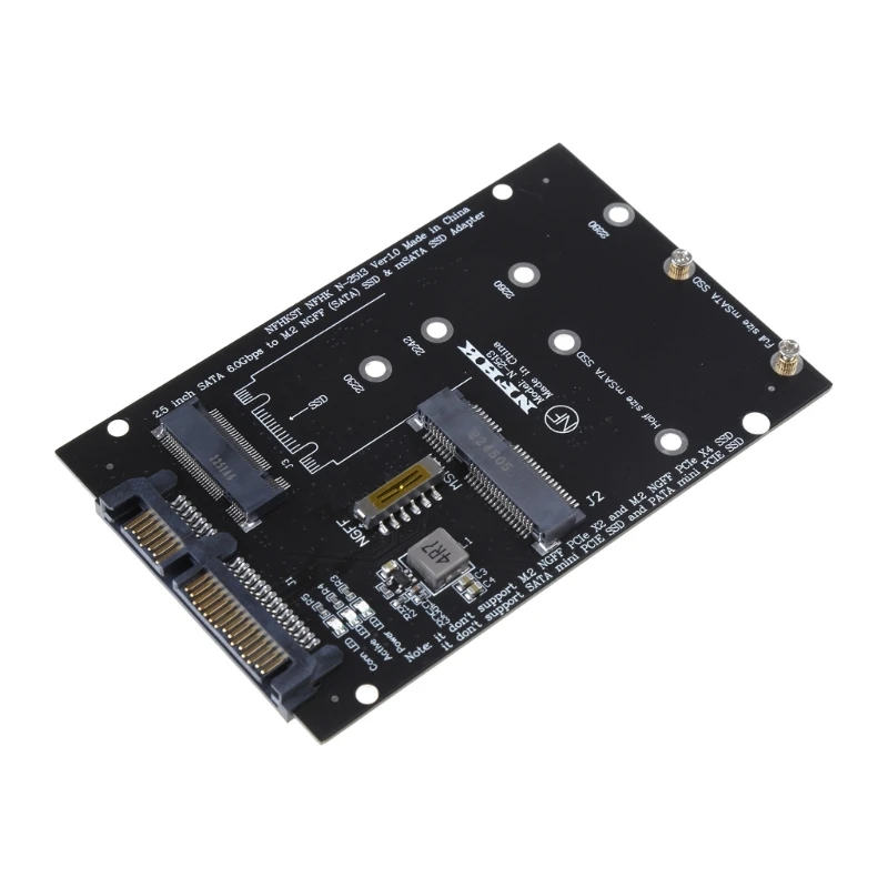 M.2 SSD-USB 어댑터 용 MSATA 어댑터 카드 25UB 용 M.2 2230 2242 2260 2280 용 2-in-1 변환기 리더 카드 지원