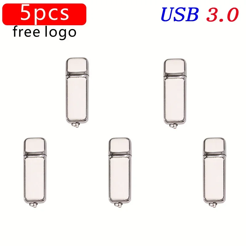 Logotipo Personalizado Caixa de Papel Branco u Disco Couro Memory Stick 64gb 32gb 16gb 128gb 8gb High Velocidade Usb 3.0 Flash Drive Pcs por Lote - Imagem 6