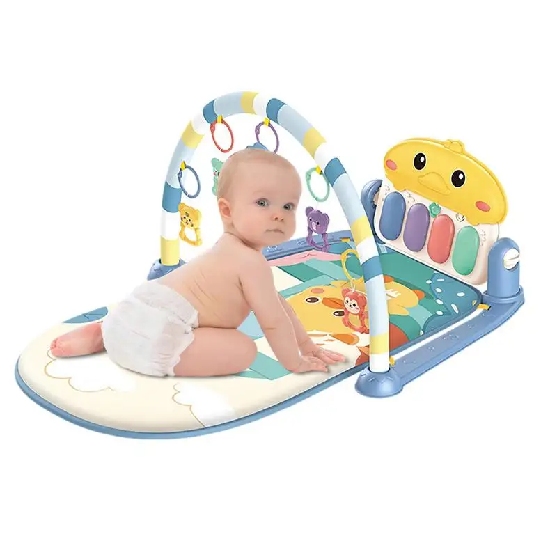 

Baby Gym Play Mat Baby Floor Mat Music And Language Play Gym And Piano Easy Using Activity Mat For Boys Girls Toddlers Children