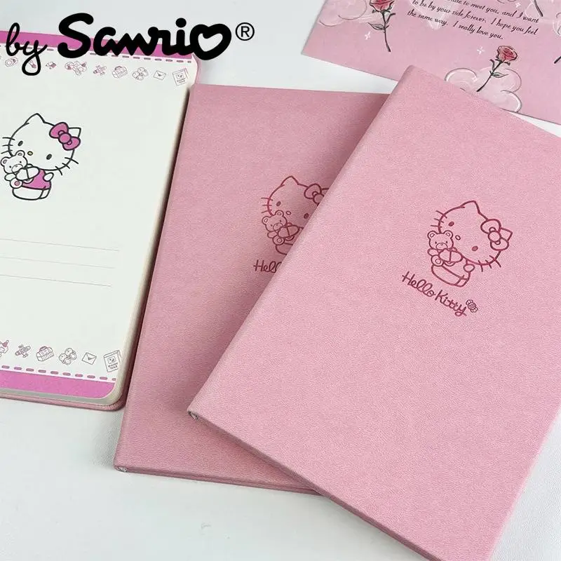 

A5 Sanrio Hello Kitty Notebook Cute Cartoon Pink Notebook Student Notepad Memo Diary Planner Agenda Organizer Sketchbook