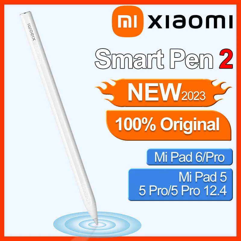 1PCS Xiaomi Stylus Pen 2 Smart Pen For Xiaomi Mi Pad 6 Pad 5 Pro Tablet  PC-White