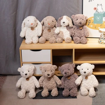 35CM Teddy Bear Bunny Plush Toy Cute Long Hair Super Soft