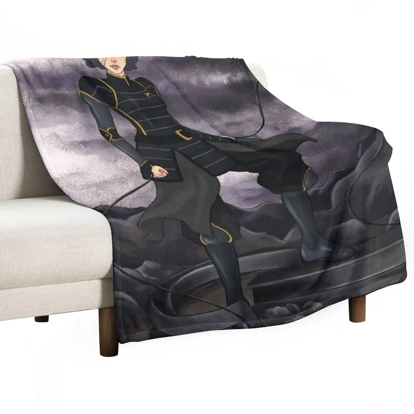 

Lin Beifong Throw Blanket wednesday Decorative Bed Blankets
