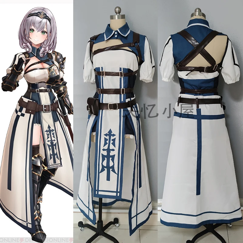 

COSLEE [XS-XXL] VTuber Hololive Shirogane Noel Cosplay Costume Fashion Uniform Dress Halloween Party Outfit Custom Made New