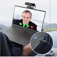 Wodexun 1080P Webcam With Microphone USB HD Digital Web Camera 150° Wide Angle Laptop Computer Webcast Zoom YouTube - Image 6