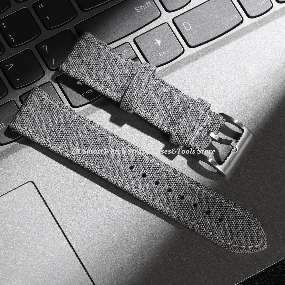 Waterproof Sailcloth Quick Release Watch Strap - Premium Fabric Wristband