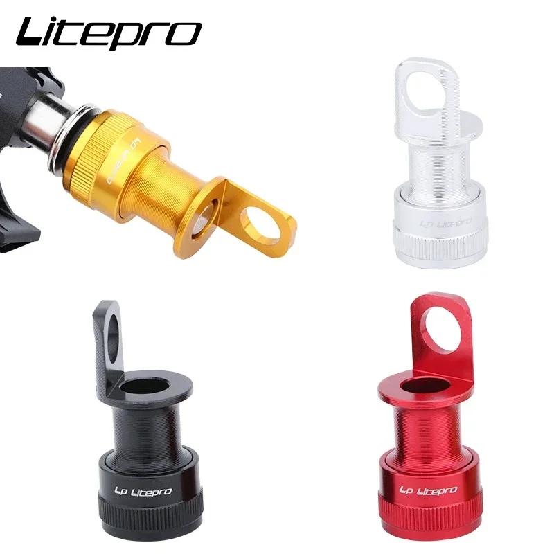 Litepro Quick Release Aluminum Alloy Bicycle Pedals with Mounting Seat and QR Buckle
