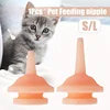 10pcs Universal Pet Feeding Nipple Mini Cat Silicone Feeding Pacifier for newborn Kittens Puppies Rabbits Small Animals 3