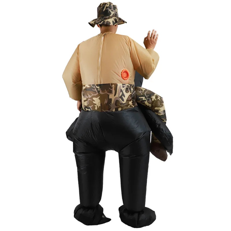 Cartoon character funny walking ride prop gorilla inflatable suit