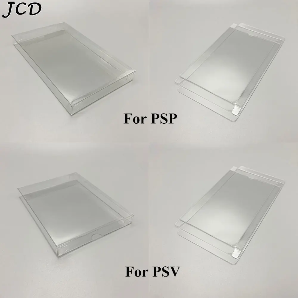 

JCD Game Card Case Transparent PET Protector Box For PSP UMD For PSV Display Storage Case Cartridge Cover