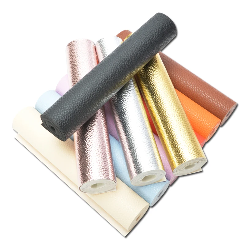22*30cm Solid Litchi PU Leather Faux Leather Fabric A4 Handmade Earring Accessories DIY Bow Decoration Synthetic leather fabric