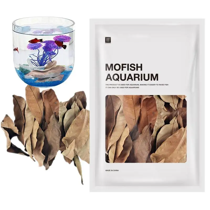 

Aquarium Conditioner Leaf Aquarium Longan Leaf Litter Multi-Purpose Decoration Supplies For Fish Tank Aquarium And Other Places