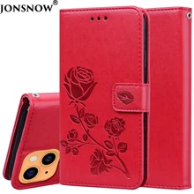 

Luxury Leather Wallet Case for Xiaomi Mi 11 Lite 11T Pro 11i Rose Flip Cases Protective Phone Cover Bag Stand Full Coverage